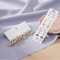 DressBerry Geometric Studs Earrings image 4