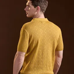 THE BEAR HOUSE Men Polo Collar Slim Fit T-shirt image 4