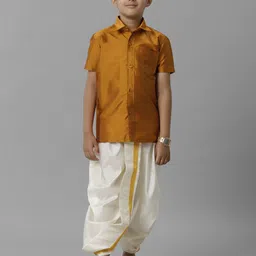 Ramraj Boys Shirt with Dhoti Pants-picture-40