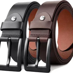 roadster Men Formal, Casual, Party, Evening Black, Brown Genuine Leather Belt-picture-23