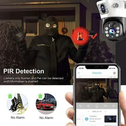 SROPX Outdoor 8MP 4G PTZ Solar Camera Dual Lens 10X Zoom Waterproof Security Camera image 2