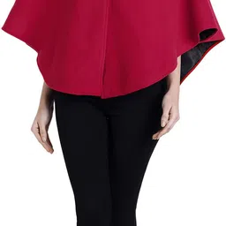 excent Tweed & Fur Solid Coat For Women-picture-22