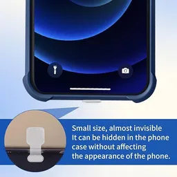 MAK Type C Charging Port Adhesive Dust Protection Caps,Anti-Lost Cover (Transparent) Power Port White Anti-dust Plug image 3