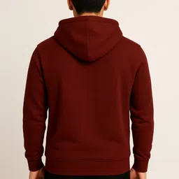 apraa & parma Men Full Sleeve Solid Hooded Sweatshirt image 2