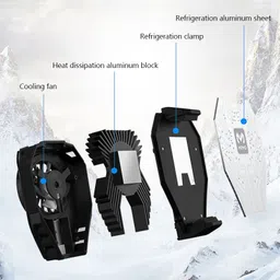 Cubonic X Memo DL06 with Instant Cooling Semiconductor, RGB Light Cooling Fan Cabinet Cooler image 3