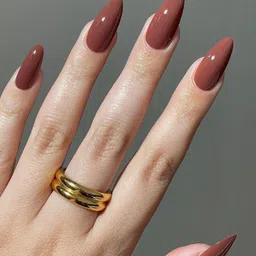 emijun CHESTNUT BROWN Lacquer, Long Lasting nail polish CHESTNUT BROWN image 2