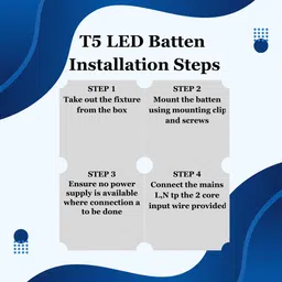 techsphere advances T5 LED Batten 10 W 40 cm Tube Light image 3