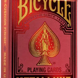 bicycle Metalluxe Red Playing Cards - Premium Metal Foil Finish - Poker Size-picture-17