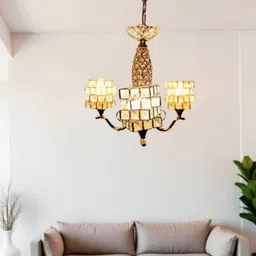 savorade Decorative unique Chandelier#Diwali Special Chandelier Ceiling Lamp image 2