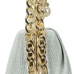 lavie signature Party Silver Clutch image 3