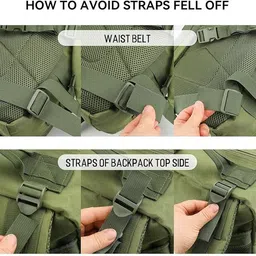 xpedition xperts Large 45 L Laptop Backpack Tactical Backpack for Men, Military Bag TAC-8849 image 5