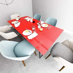 home13 Vinyl Decorative Red Wallpaper image 3