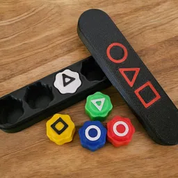 sentosaenterprise Gonggi Traditional Korean Game Set 5 Gonggi Markers Squid Gong-Gi Games w/ Box Party & Fun Board Game image 3