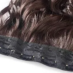 blushia Natural Looks Wavy 5 clip based Hair Extension image 2