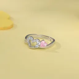 giva Sterling Silver Zircon Rhodium Plated Ring-picture-18