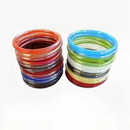 SGN fashion Multi Glass Bangles-picture-27