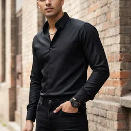 RICH STAG Men Comfort Casual Shirt image 5