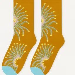 SAZARA Unisex Patterned Calf Length Socks image 3
