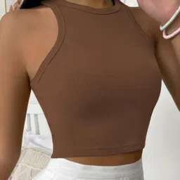 BAESD Colourblocked Tank Crop Top image 3