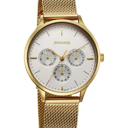 Sonata Women Dial & Bracelet Style Straps Analogue Watch-image-22