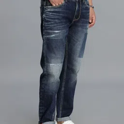 Rookies Men Skinny Fit Low-Rise Mildly Distressed Light Fade Stretchable Jeans image 3