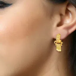 VIVASTRI Women Gold-Plated Alloy Earrings image 2