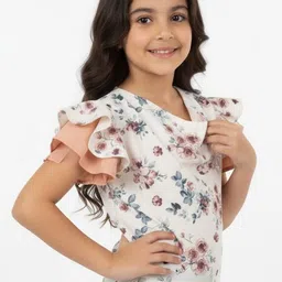 TRUFFLES Floral Print Cotton Top image 4