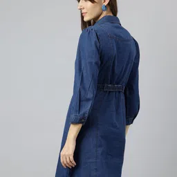 Latin Quarters Denim Shirt Dress image 5