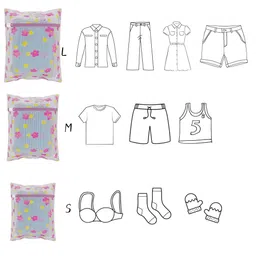 Aura 6-Pcs Pink Printed Reusable Mesh Laundry Bags With Zip image 5