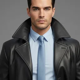 HERE&NOW Men Woollen Longline Open Front Jacket image 3