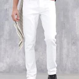 WROGN Men Slim Fit Mid-Rise Stretchable Jeans-picture-2