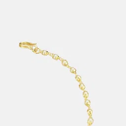 ATIBELLE Gold-Plated Artificial Stones and Beads Chained Nosepin image 3