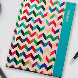 Archies Zig Zag Printed Self Design Notebook Stationery-picture-22