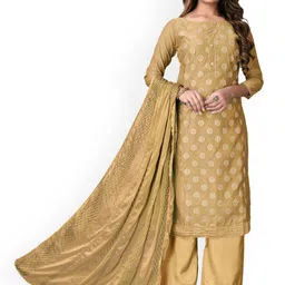 Maroosh Floral Woven Design Unstitched Dress Material-picture-11