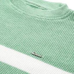 The Roadster Lifestyle Co Striped Woollen Pullover image 2