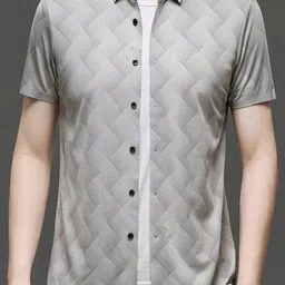 StyleCast x Revolte Men Textured Spread Collar Casual Shirt image 3