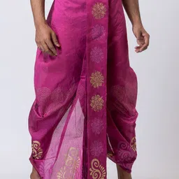 Nakshi Men Printed Dhotis image 4