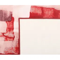 MODEFE Red Abstract Anti-Skid Nylon Carpet image 5