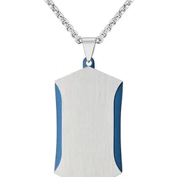 Roadster Silver-Plated Geometric Pendants with Chains image 4