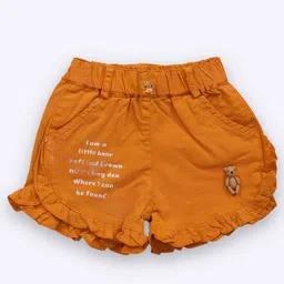 YK x Nice Kidz Girls Striped Round Neck Pure Cotton Tunic with Shorts image 4