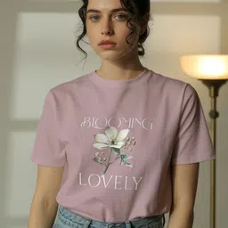 GRACE & JACK Women Floral Printed Round Neck T-shirt-image-92