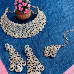 VATSALYA creation Women Artificial Stones Studded Jewellery Set-picture-35
