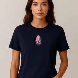 Anikmart Women Printed Pure Cotton T-shirt-picture-35