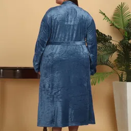 KLOTTHE Woolen Bath Robe With Belt image 3
