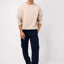 Tailoraedge Men Relaxed Cargos Trousers image 3