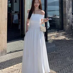 LULU & SKY Off-shoulder Fit and Flare Maxi Dress-image-27