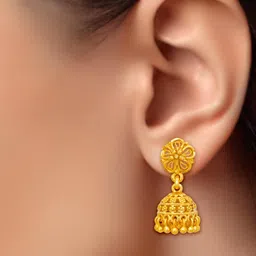 arch fashion Gold-Plated Brass Earrings image 3