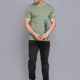 TEEFOX Typography Printed Short Sleeves Round Neck Casual T-shirt image 4