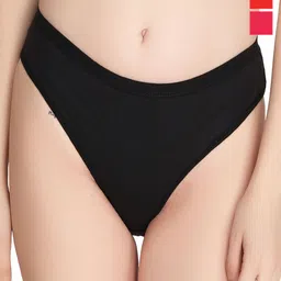 Liigne Pack Of 3 Mid-Rise Basic Briefs VCPC1788-XS-picture-25