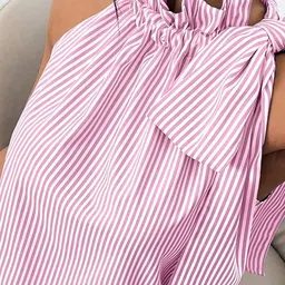 StyleCast Women Striped Ruffles Regular Tops image 2